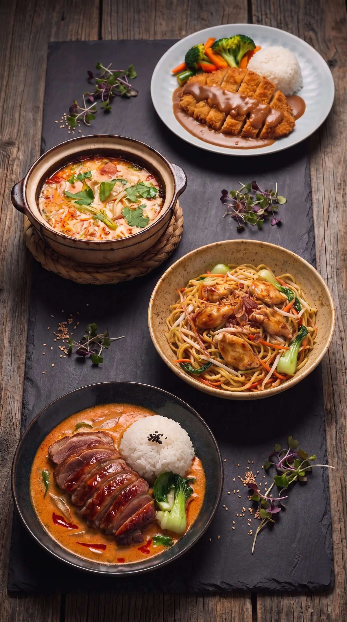 Viet Food Gerichte – Curry, Nudeln, Reis und Suppe